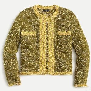 J. Crew Cropped Tweed Sweater